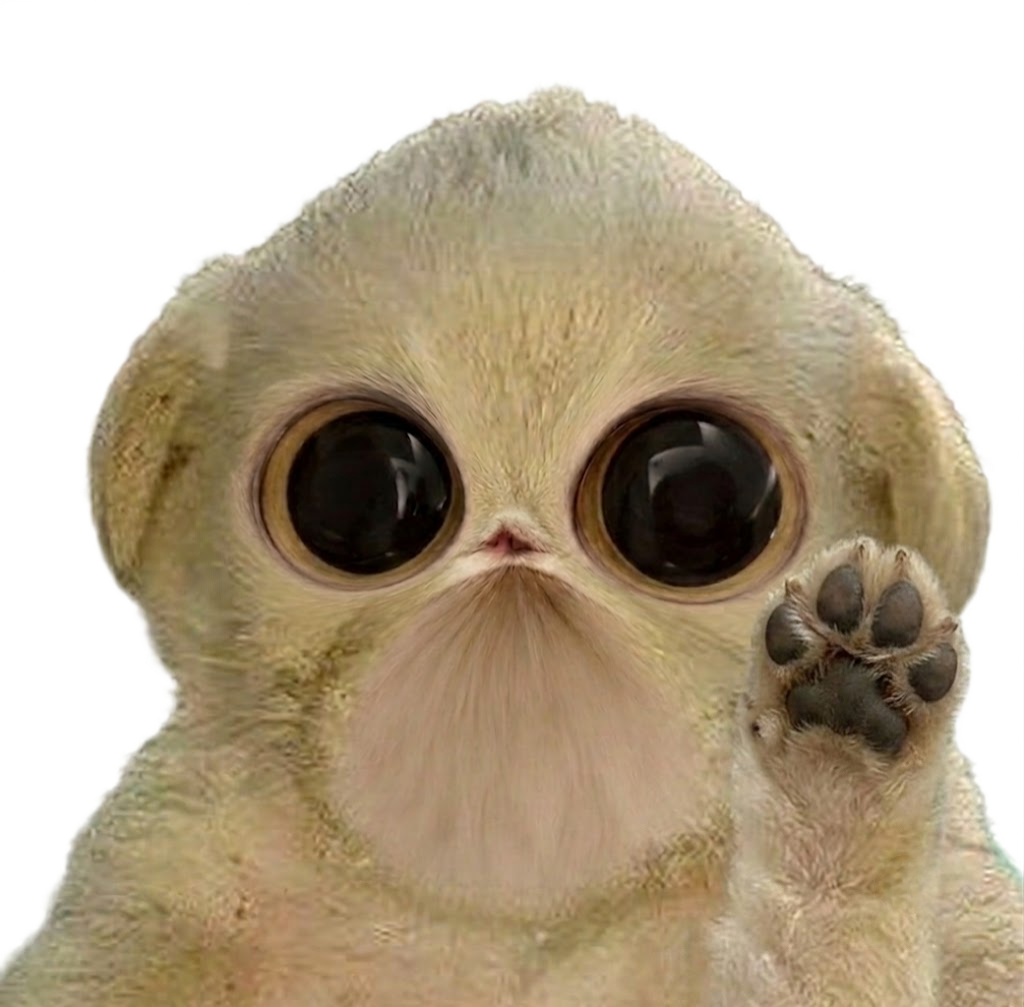 Meep Dog waving